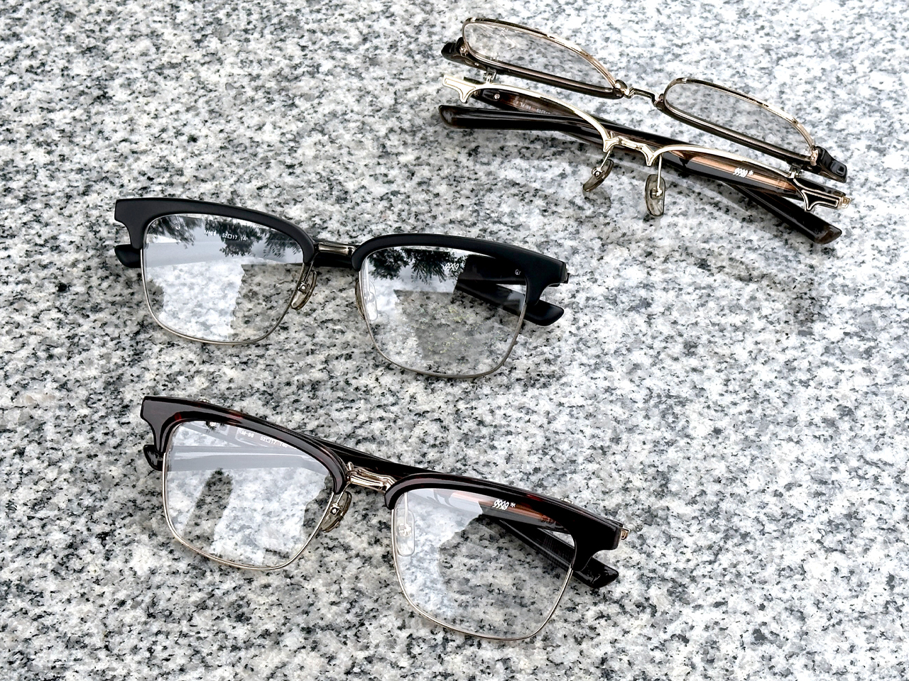 999.9 サーモントスタイルの跳ね上げ眼鏡フレーム M-96 一部カラー再入荷 茨城県つくば市研究学園 フォーナインズ専門メガネ店